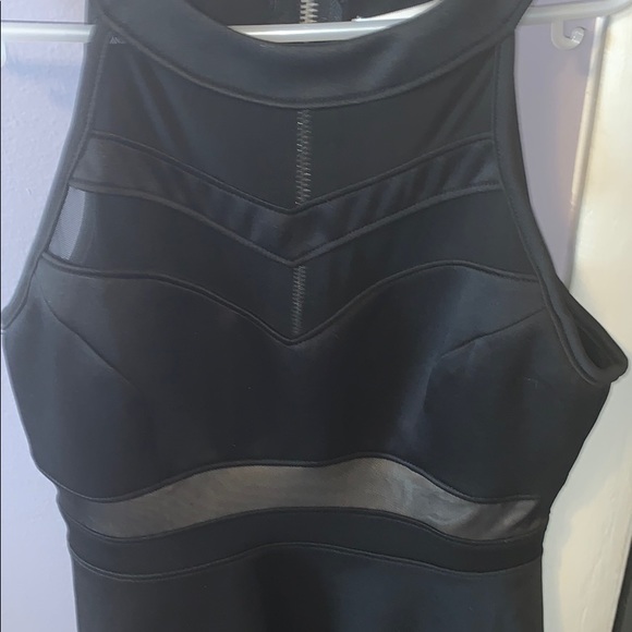 black formal mini dress - Picture 2 of 3